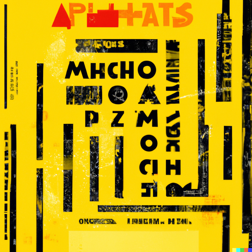 T is 4 techno dall-e german party flier